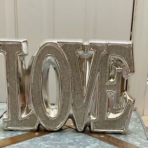 Love ceramic sculpture